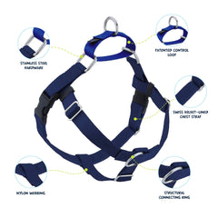Arnés con cuatro puntos de ajuste, 2 Hounds Design, ajuste perfecto para perros de todas las tallas.