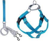2 Hounds Design Freedom No Pull arnés turquesa para paseos cómodos