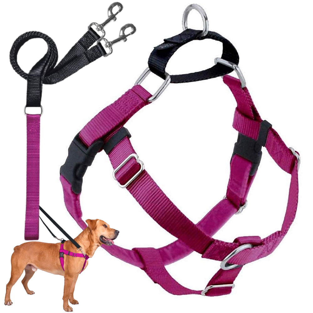 Arnés Freedom sin tirón de 2 Hounds Design con forro suave para paseos cómodos