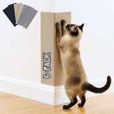 2ME alfombrilla rascar gatos conjunto 6: protección para muebles y juego seguro