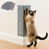 2ME Tapete Rasca Gatos Gris 10-Pack con superficie rugosa para rascar uñas