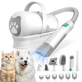 8VR kit grooming para perros con aspiradora integrada que captura pelos al instante