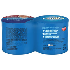 9Lives paté con carne real, ideal como comida principal para gatos adultos.