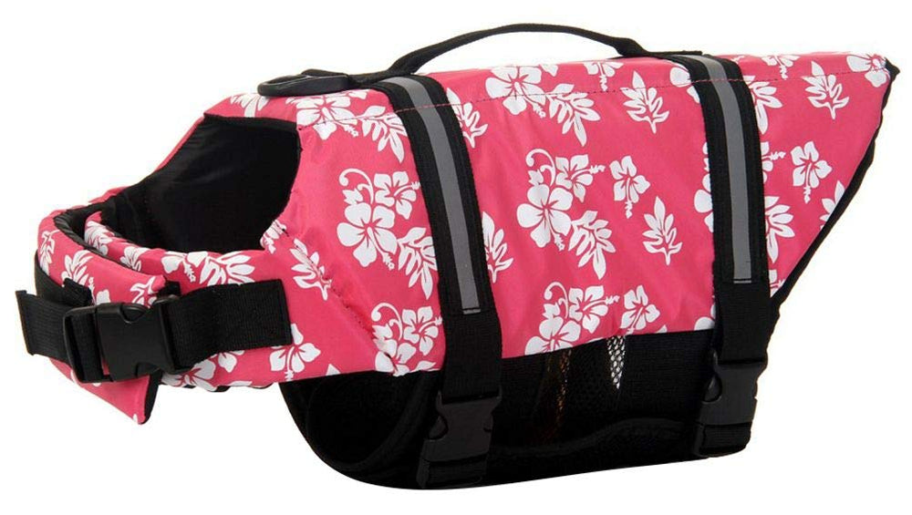 ChezAbbey chaleco salva-vidas para perro ajustable, comodidad y seguridad en el agua.