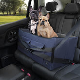 A 4 Pet asiento para perro en coche, confort y seguridad para viajes largos.