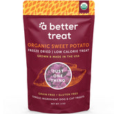 A Better Treat patata morada liofilizada: snack natural para mascotas.