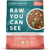 A Better Treat salmón seco para perros con Omega-3 para piel saludable.