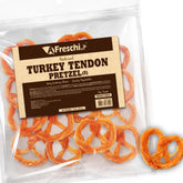A Freschi tendones de pavo para perros, empaque de 8 oz, snack proteico