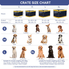 A4 Pet jaula suave para perros grandes, diseño a prueba de sacudidas en casa.