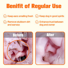 AAIHE sin alcohol y suave para oídos de mascotas