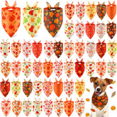 Bandana Abbylike para perro con calabaza, ideal para fiestas de otoño.