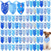 Abbylike bandanas de invierno para perros, diseño copos de nieve, ideal para sesiones de fotos