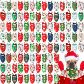 Abbylike bandana navideña para perro con muñeco de nieve, ideal para fotos festivas.