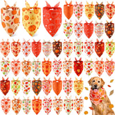 Bandanas Abbylike para perros con calabaza, ideal para fiestas otoñales y fotos.