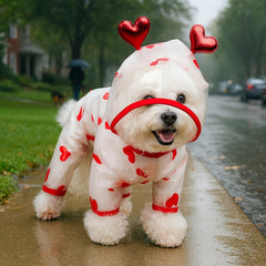 Diseño de cuatro patas para ajuste completo y cómodo en perros pequeños.