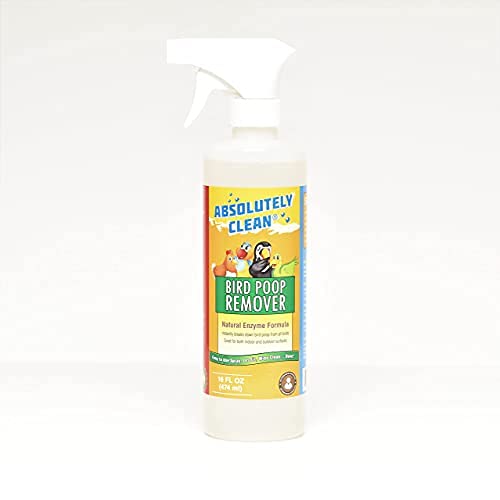 Absolutely Clean botella de 16 oz para remover excrementos de ave, limpieza rápida.