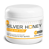 Absorbine Silver Honey, paquete de toallitas para orejas, limpieza suave.