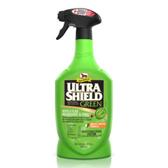 Absorbine UltraShield Green, botella spray para uso diario en caballos y perros.