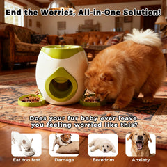 ABUUL Alimento lento para perros, fomenta ingesta pausada durante la actividad.
