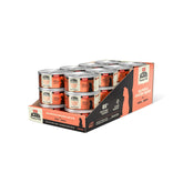 ACANA Premium Pate salmón y pollo, porción suave para alimentación diaria.