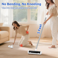 ACE2ACE A3 Pro pelo incrustado en alfombras se elimina con facilidad.