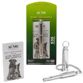 ACME silbato de entrenamiento para perros con ajuste de frecuencia, ideal para sesiones de obediencia.