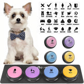 Botones Acools para perros: conjunto de 4 para comunicación diaria y práctica.