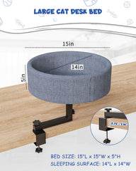 Acools cama-gato-terciopelo lavable ofrece descanso suave y limpieza fácil