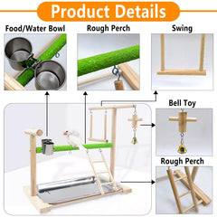 Acsist aves parque de juego escalera y columpio para actividad física