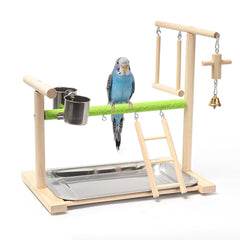 Acsist aves parque de juego percha natural para trepar y descansar