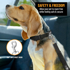 Active Pets correa-perro-coche-durable, protege durante viajes largos.