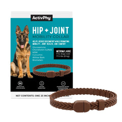 ACTIVPHY collar movilidad cadera y articulaciones en perro; mejora comodidad diaria.