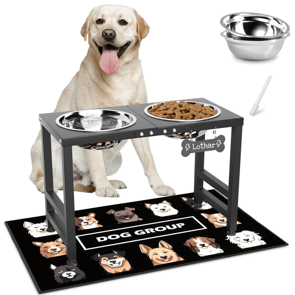 ADENGL tazón elevado para perro de 16 pulgadas ofrece alimentación cómoda