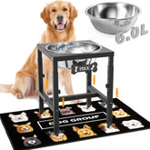 ADENGL comedero elevado para perros grandes con capacidad de 1,6 galones.