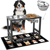 ADENGL comederos elevados para perros grandes, comodidad de altura.
