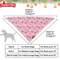 Bandana de tela suave ADOGGYGO rosa, comodidad para paseos invernales.