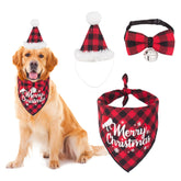 ADOGGYGO bandana navideña para perros, ideal para fotos festivas y estilo duradero.