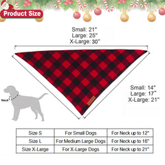 ADOGGYGO tamaño grande, bandana cálida para perros grandes, ajuste seguro.
