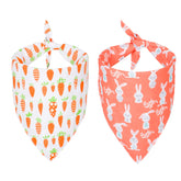 ADOGGYGO Bandana Pascua Conejo Zanahoria: ideal para sesiones festivas.