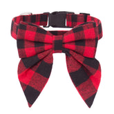 ADOGGYGO collar navidad lazo: look festivo para fiestas y fotos.