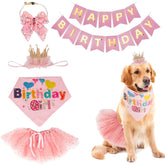ADOGGYGO corona princesa para perro, ideal para fiesta de cumpleaños y fotos adorables.