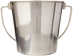 Advance Pet Products cubo de acero inoxidable 2qt montado en jaula para evitar derrames.