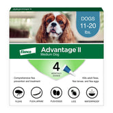 Advantage II para perros medianos: aplicación tópica rápida para protección continua.