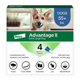 Advantage II XL: envase y etiqueta, uso sin receta para pulgas