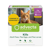 Advecta Plus para gatos: aplicación en la piel para control rápido de pulgas.