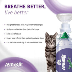 Aerokat Flo-Vu, indicador de inhalación, ayuda a medir respiraciones y ajustar la máscara.