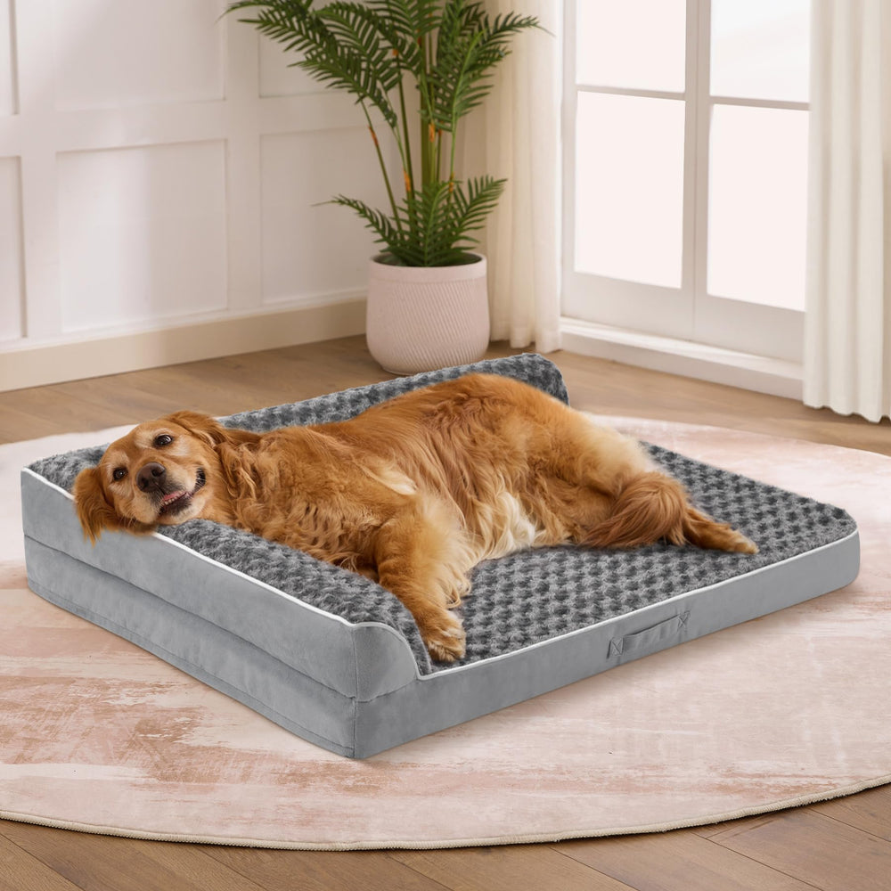 Aeroluxe cama para perros grandes con espuma ortopédica para apoyo de articulaciones
