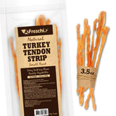 A Freschi tendones de pavo USA: tiras masticables para perros.