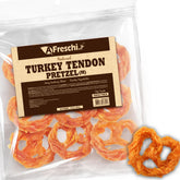 A Freschi tendones de pavo para perros, origen EE. UU., masticar con sabor natural.