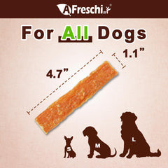 Afreschi trozos de pollo para entrenamiento, fuente de proteína para perros.